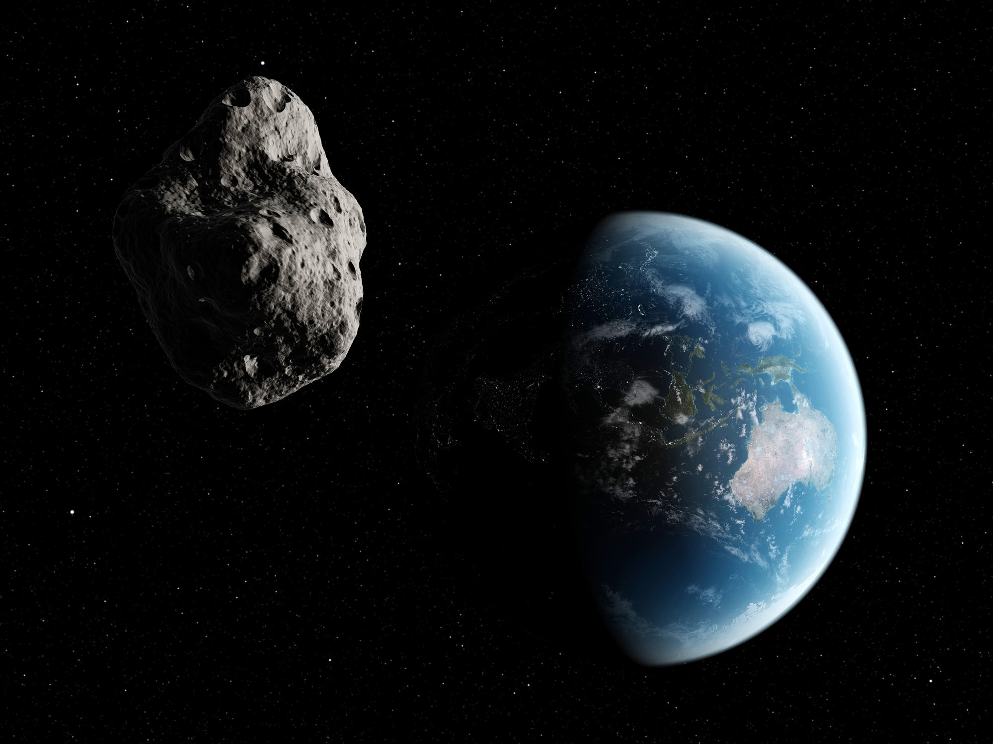 Dzisiaj rano koło Ziemi przeleciała planetoida wielkości meteoru czelabińskiego. Była bliżej nas niż Księżyc (fot. Getty Images)
