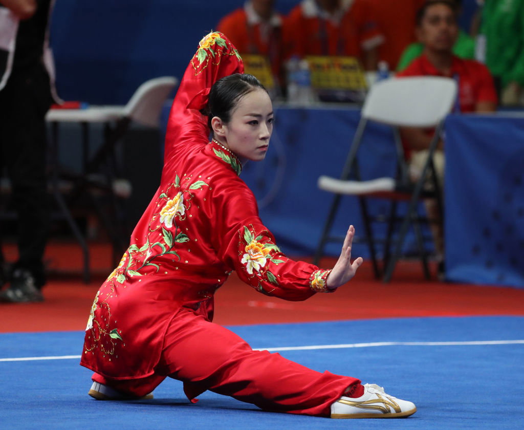 Chińskie sztuki walki – czym się charakteryzują i jakie techniki walki opracowano w Chinach? (fot. George Calvelo/NurPhoto via Getty Images)
