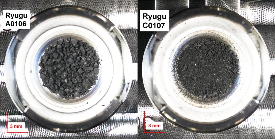 W próbkach z planetoidy Ryugu odnaleziono składniki RNA. Czy to dowód na powszechność życia w kosmosie? (fot. Yasuhiro Oba, et al. Nature Communications. March 21, 2023)