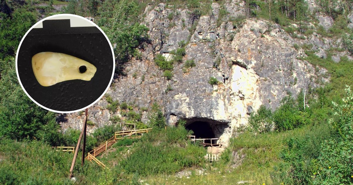 wisiorek jaskinia dna