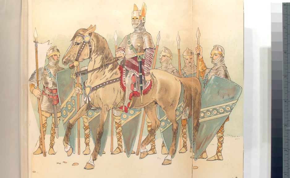 Gwardia Wareska, czyli nieustraszeni Wikingowie w służbie Biznancjum. Co wiemy o tej formacji wojskowej? (Ryc. Michael Barachios, Scan by NYPL, Wikimedia Commons, public domain)