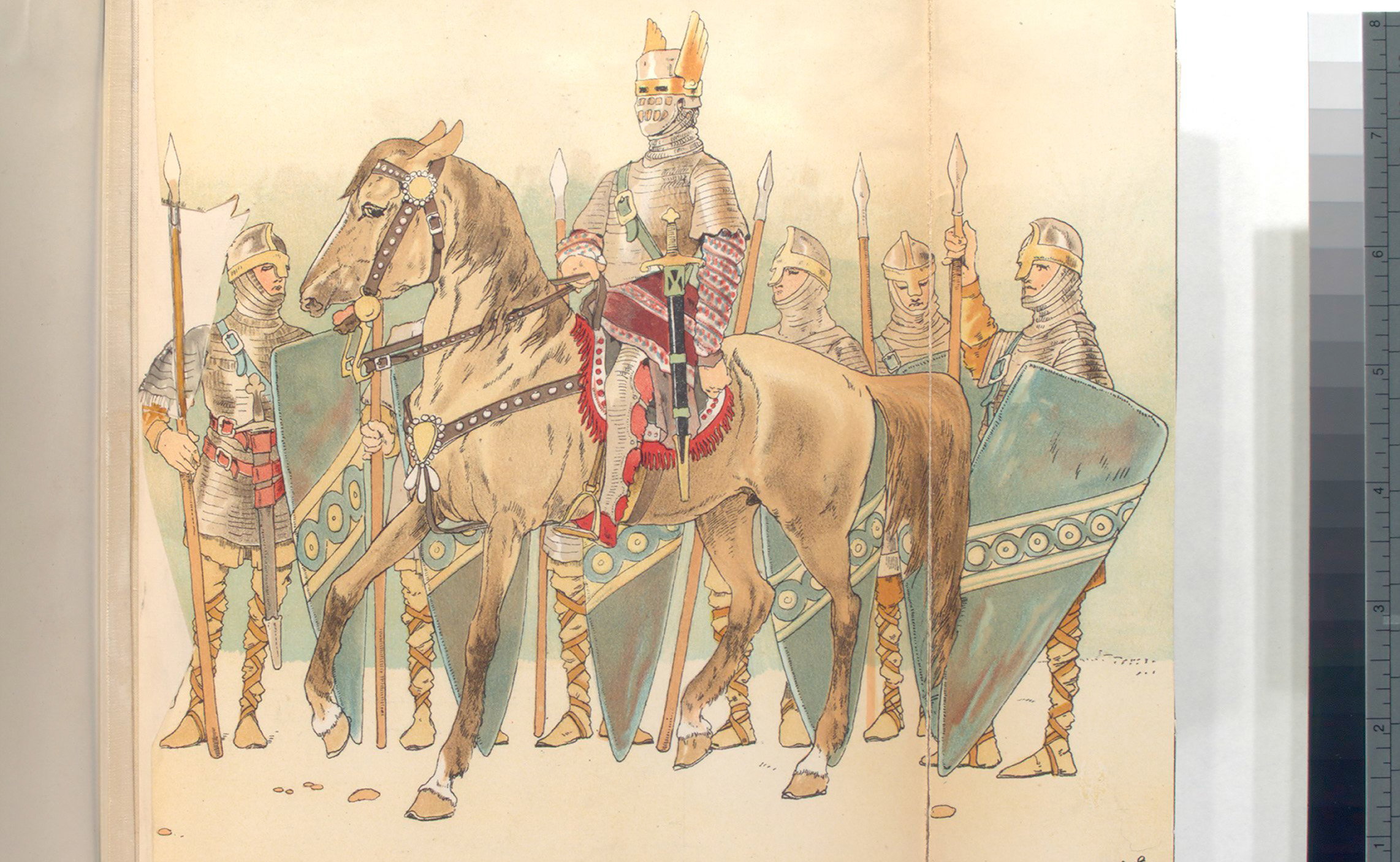 Gwardia Wareska, czyli nieustraszeni Wikingowie w służbie Biznancjum. Co wiemy o tej formacji wojskowej? (Ryc. Michael Barachios, Scan by NYPL, Wikimedia Commons, public domain)
