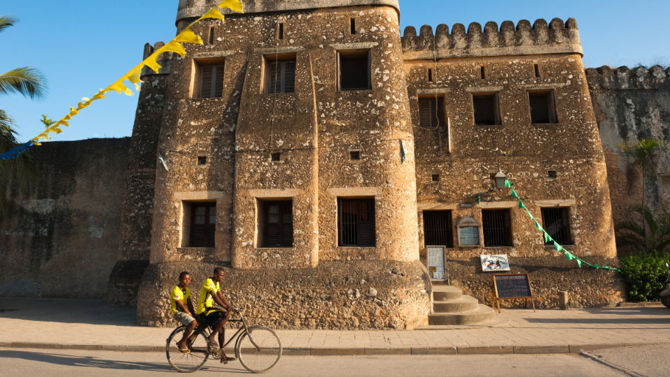 W mieście Stone Town na Zanzibarze