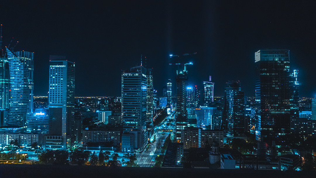 Cyberpunkowa Warszawa