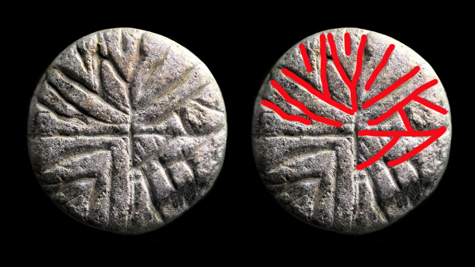 Archeolodzy odnaleźli pradawny żeton do gry z tajemniczymi runami