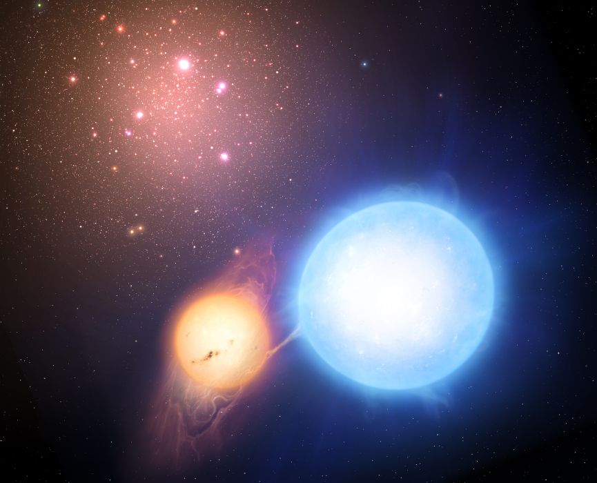 Gwiezdny kanibalizm. Astronomowie znaleźli parę gwiazd, tworzących układ kataklizmiczny. Jaki los je czeka? (fot. Getty Images)