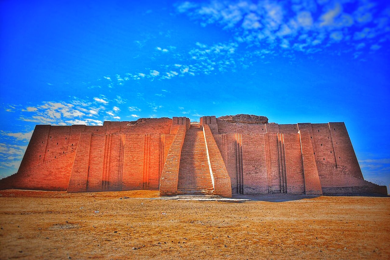Ziggurat z Ur (fot. Amjedha95, Wikimedia Commons, CC-BY-SA-4.0),
