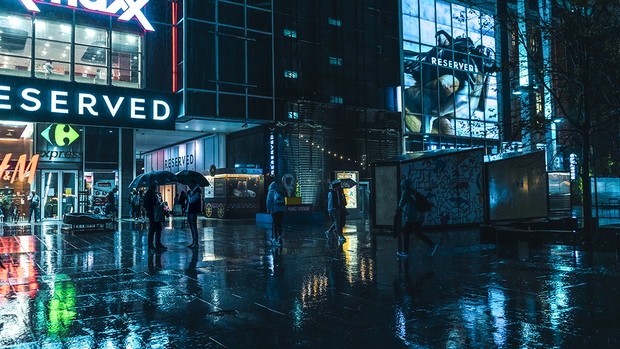 Cyberpunkowa Warszawa