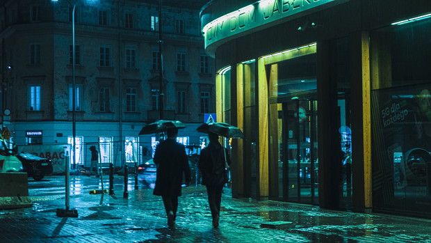 Cyberpunkowa Warszawa