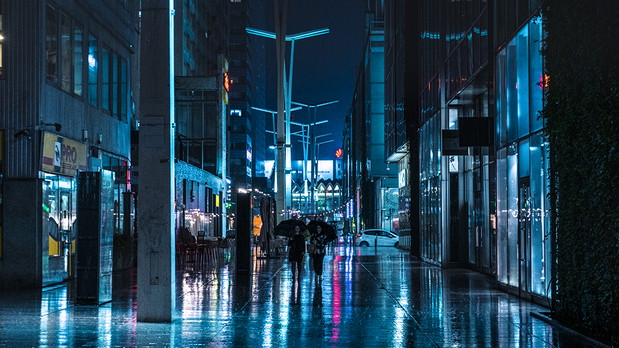 Cyberpunkowa Warszawa