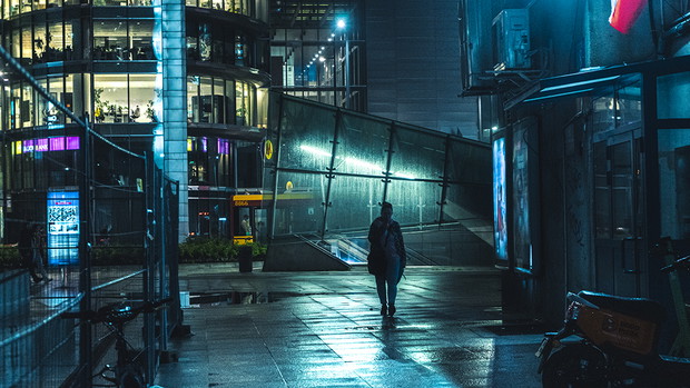 Cyberpunkowa Warszawa