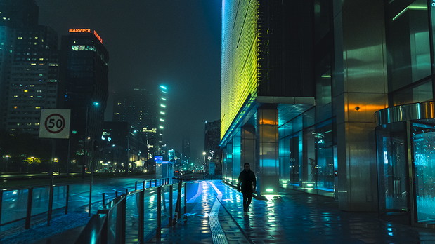 Cyberpunkowa Warszawa