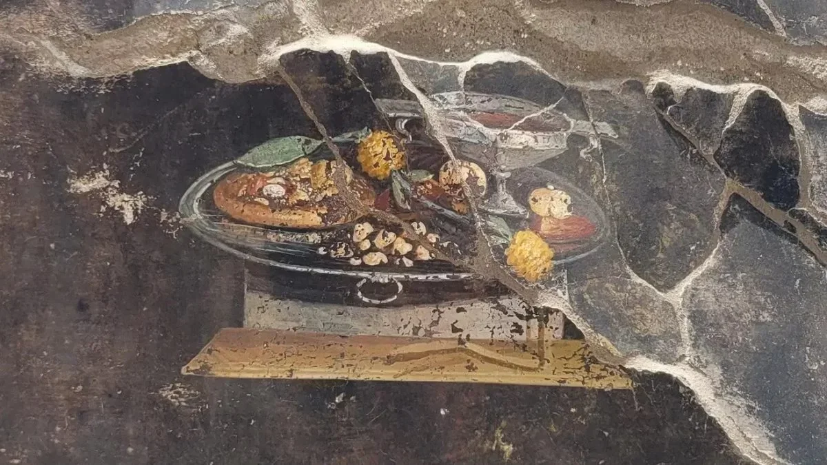 fresk z pizzą