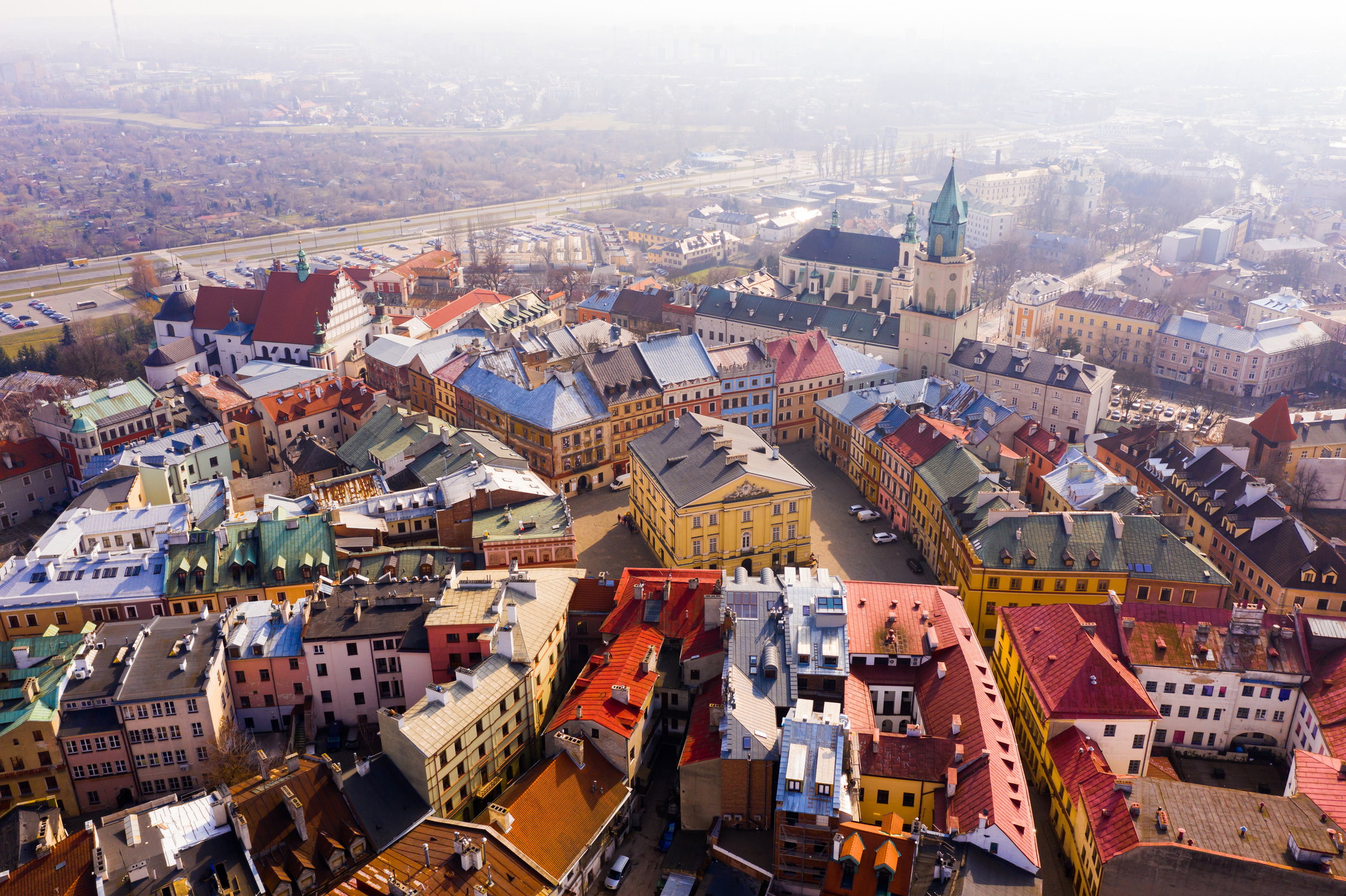 Lublin z lotu ptaka