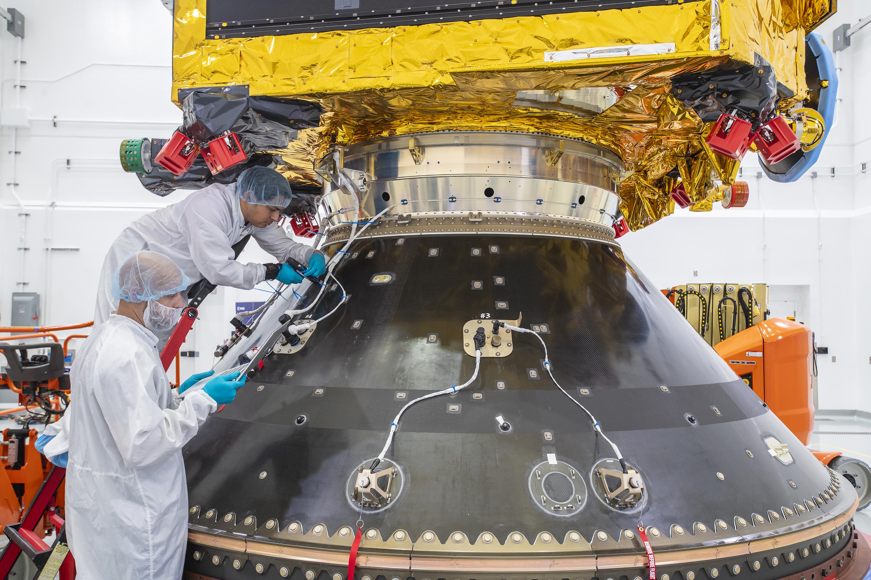 Łowca ciemnej materii gotowy do startu. Niedługo Falcon 9 wyniesie obserwatorium nazwane imieniem Euklidesa (fot. SpaceX)