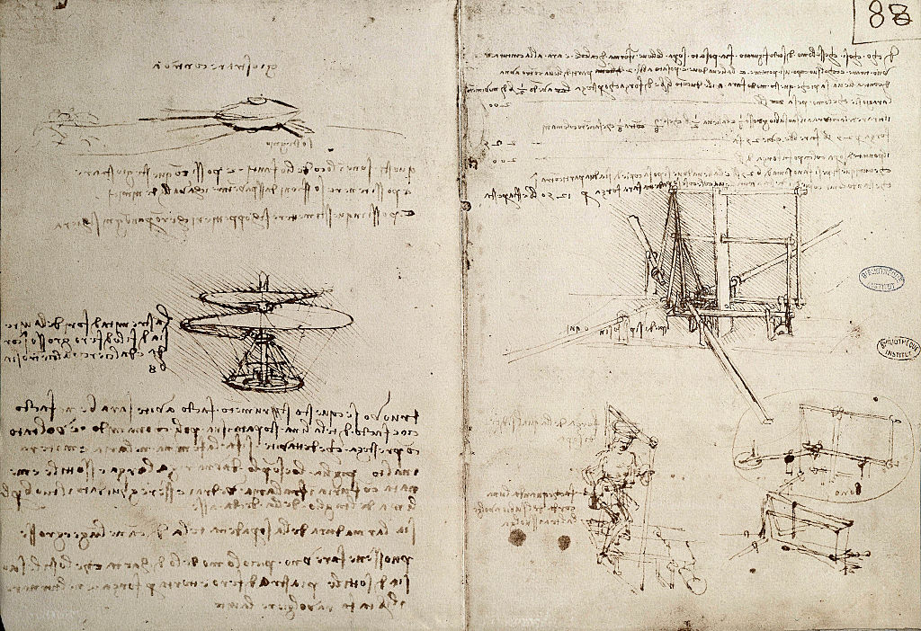 Leonardo da Vinci – wynalazki i konstrukcje. Które z nich naprawdę mogły działać? (fot. Leemage/Corbis via Getty Images)