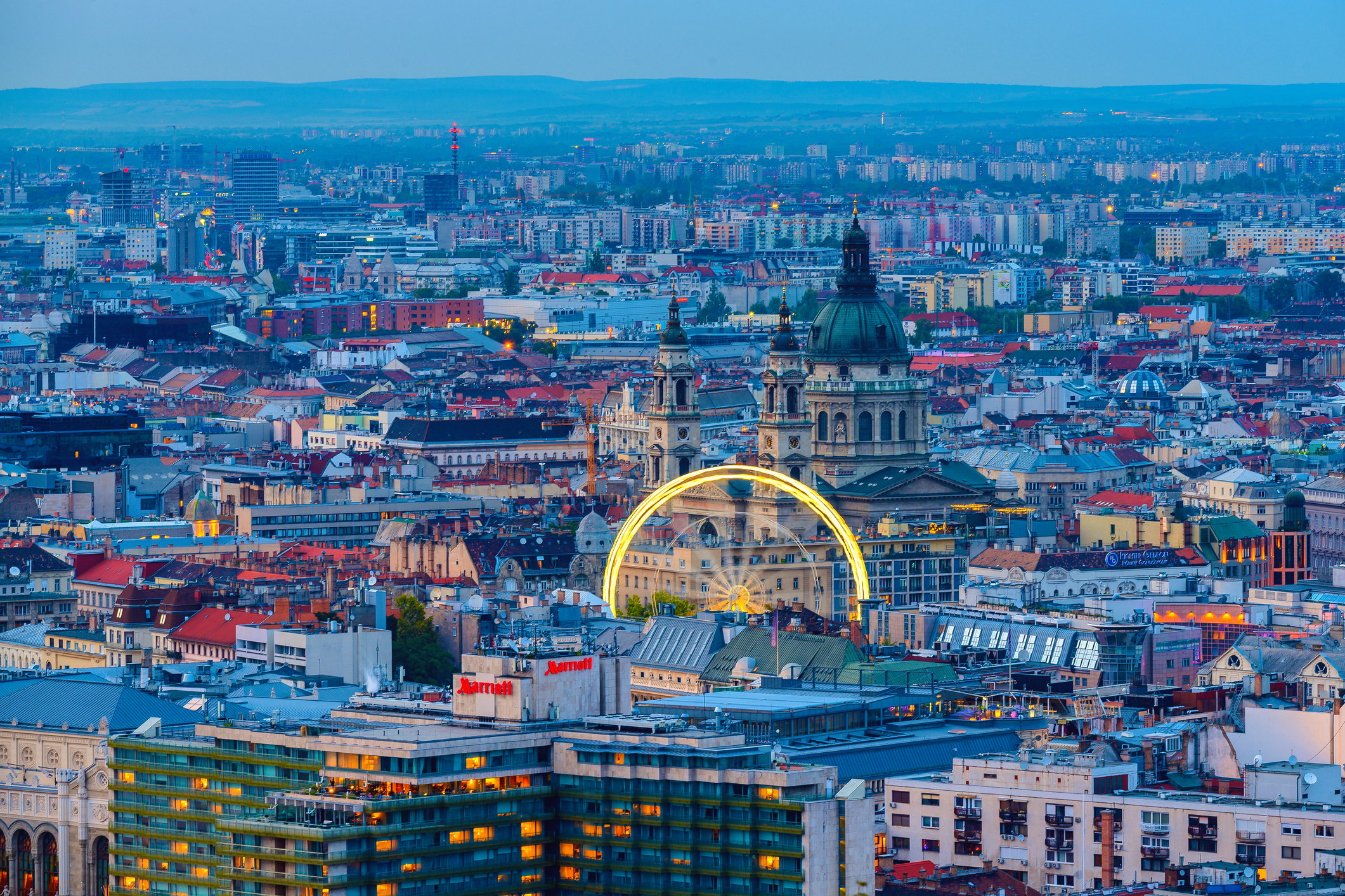 Widok na Budapeszt