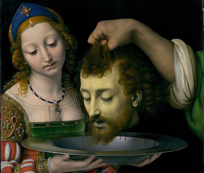Salome z głową Jana Chrzciciela autor: Andrea Solario
