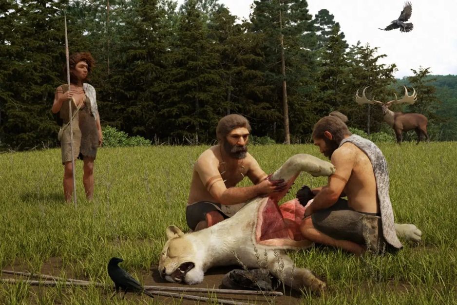 Odważny jak neandertalczyk: nasi wymarli kuzyni polowali na lwy jaskiniowe. I to z powodzeniem (ryc. Julio Lacerda/NLD)