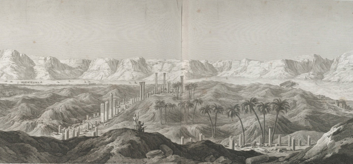 Antinoopolis (ryc. Impr. impériale, Wikimedia Commons, public domain)