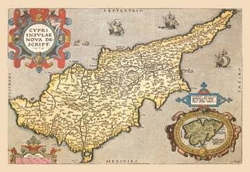 Mapa Cypru