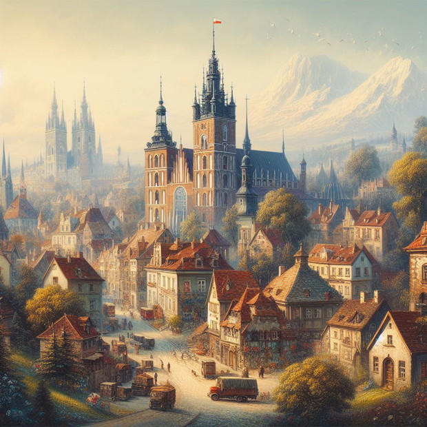 Prompt: Polska na jednym zdjęciu