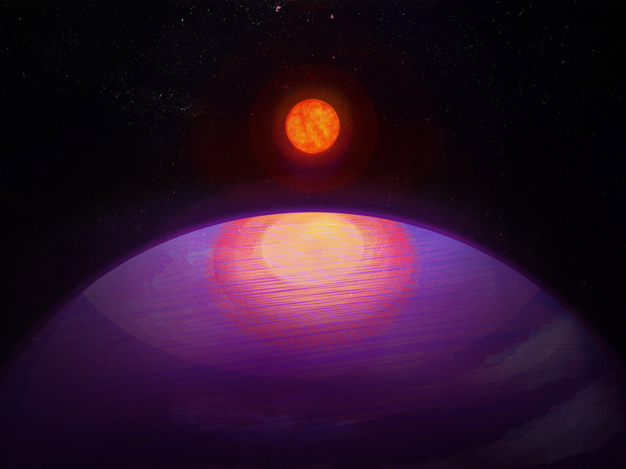 Odkryto „otyłą” planetę, która nie powinna istnieć. Jest o wiele za duża jak na gwiazdę, którą okrąża (ryc. Penn State, CC BY-NC-ND)