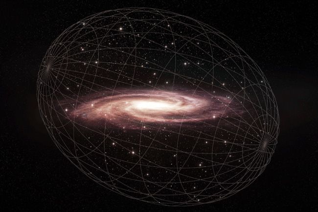 Galaktyczne halo Drogi Mlecznej ma kształt zeppelina. To skutek kosmicznej katastrofy sprzed 7 mld lat (fot. Melissa Weiss/Center for Astrophysics | Harvard & Smithsonian)