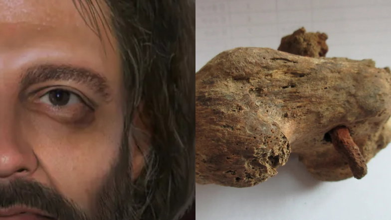 Tak wyglądał jedyny znany mężczyzna ukrzyżowany na terenie dzisiejszej Anglii (fot. Impossible Factual;  Albion Archaeology)