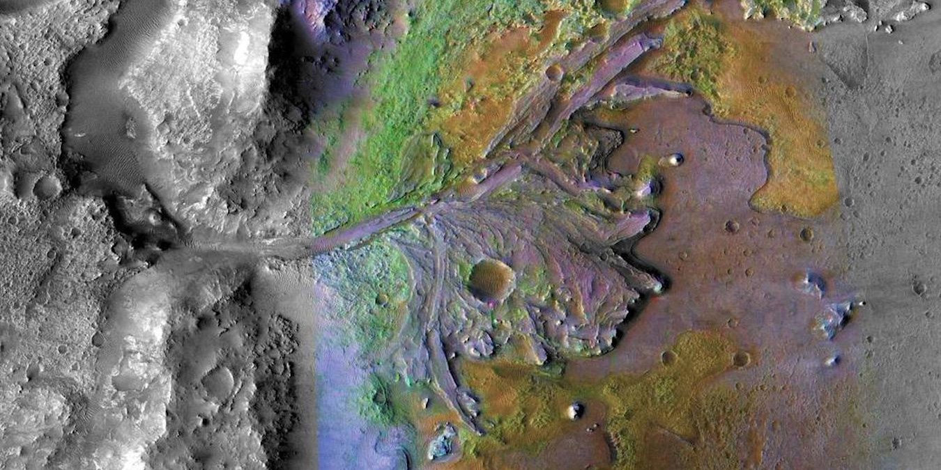 Perseverance potwierdził istnienie na Marsie ogromnego jeziora. Czy teraz łazik znajdzie ślady życia? (fot. NASA/JPL-Caltech/ASU)