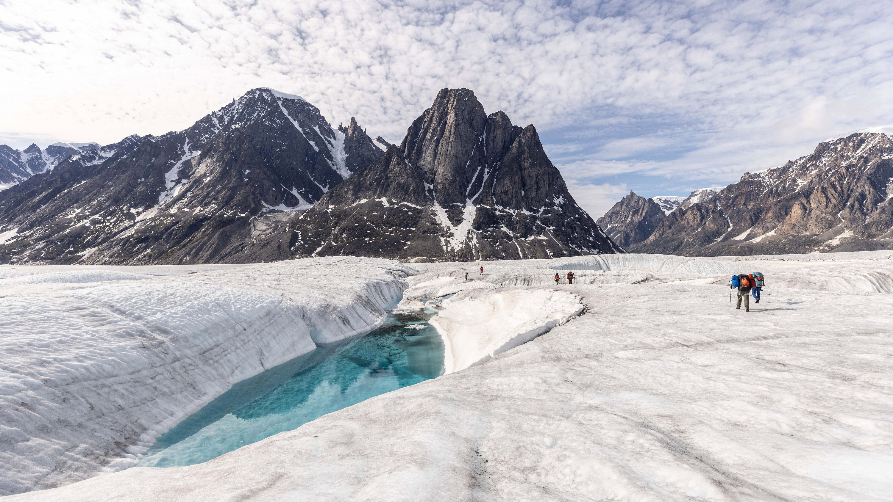 Alpiniści na pomoc badaczom zmian klimatu. Spektakularna ekspedycja w Grenlandii