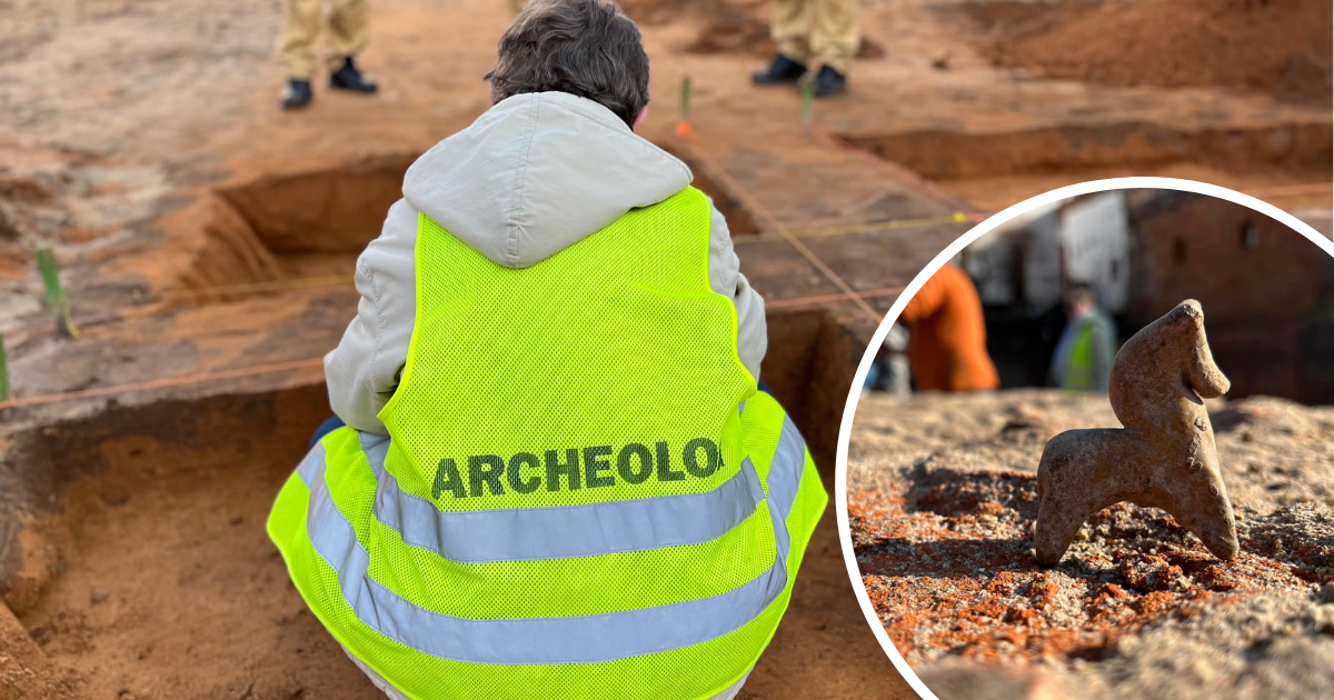 W Toruniu archeolodzy znaleźli figurkę konika. Czy bawiło się nim dziecko w średniowieczu?