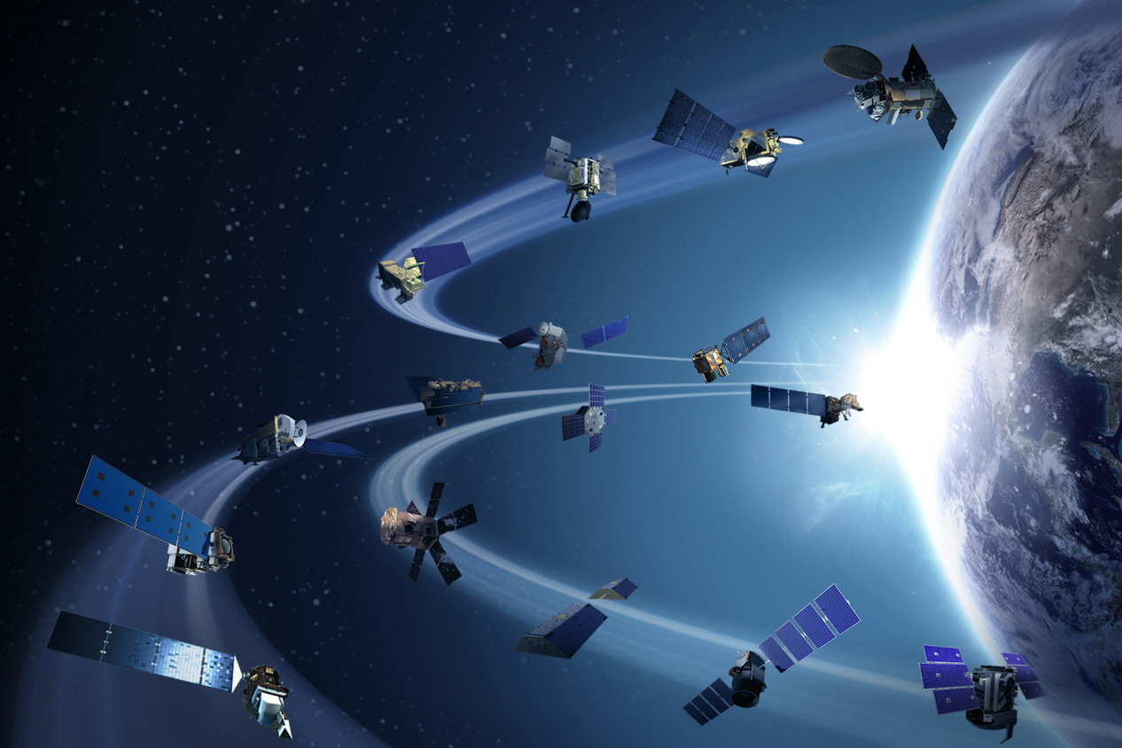 Spalające się w atmosferze satelity przyczyniają się do zmian klimatu? Tak twierdzą naukowcy z USA (ryc. NASA/Jenny Mottar, Wikimedia Commons, public domain)