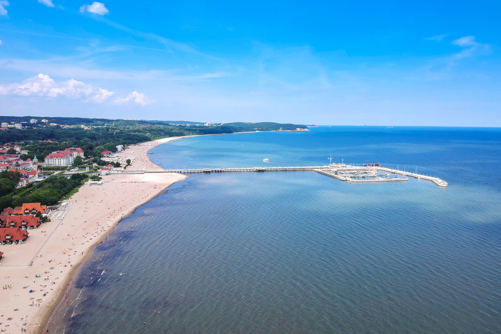 plaża w Sopocie