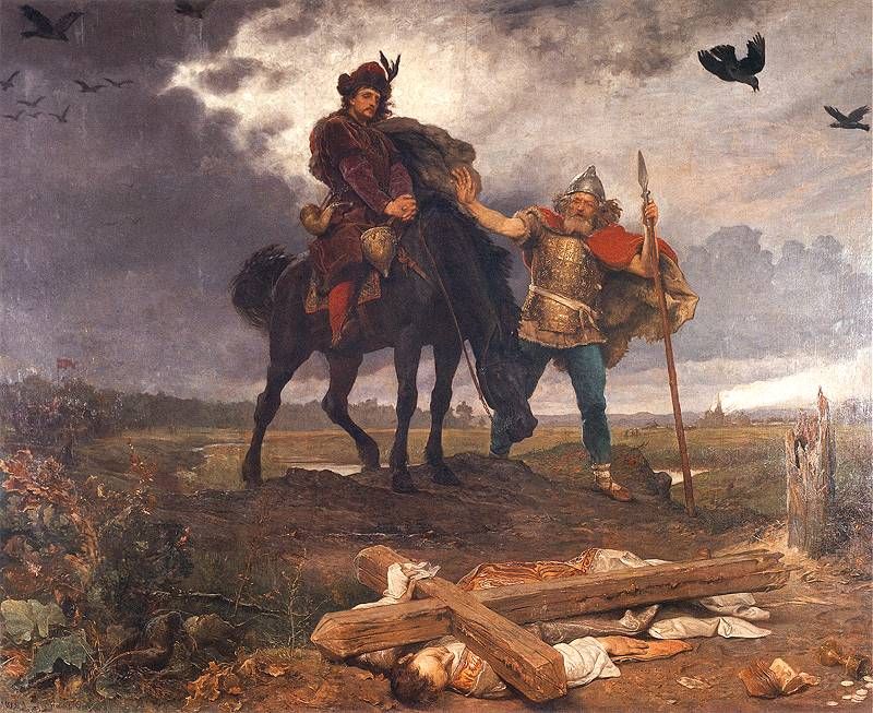 Kazimierz Odnowiciel. Władca polski, który odzyskał władzę dzięki Niemcom / obraz Wojciecha Gersona z XIX w., domena publiczna
