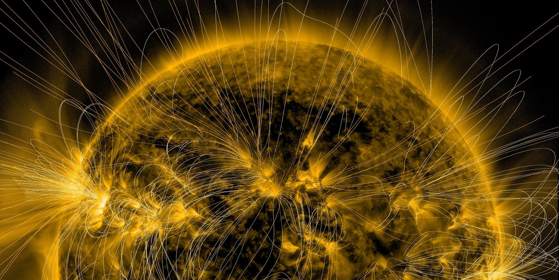 Gdzie powstaje pole magnetyczne Słońca? Nowe odkrycie w końcu wyjaśnia 400-letnią tajemnicę (fot. NASA/SDO/AIA/LMSAL)