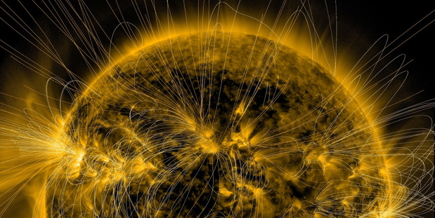 Gdzie powstaje pole magnetyczne Słońca? Nowe odkrycie w końcu wyjaśnia 400-letnią tajemnicę (fot. NASA/SDO/AIA/LMSAL)
