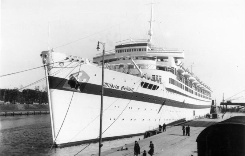 MS Wilhelm Gustloff jako statek szpitalny w porcie Gdańsku jesienią 1939 roku