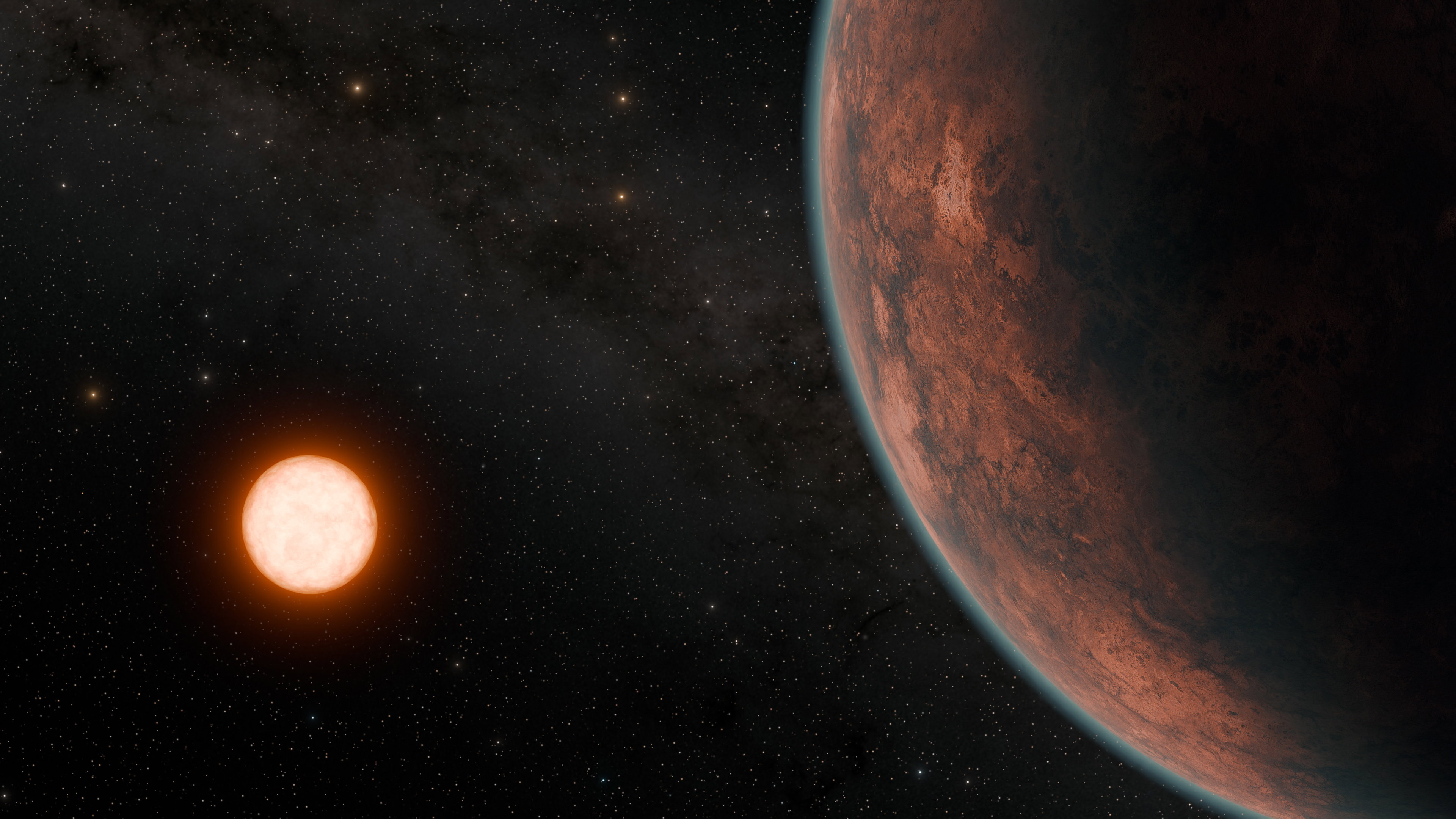 Znajduje się niedaleko nas i nadaje się do zamieszkania. Czy teleskopy NASA i ESA odnalazły drugą Ziemię? (ryc. NASA/JPL-Caltech/R. Hurt (Caltech-IPAC), CC BY)