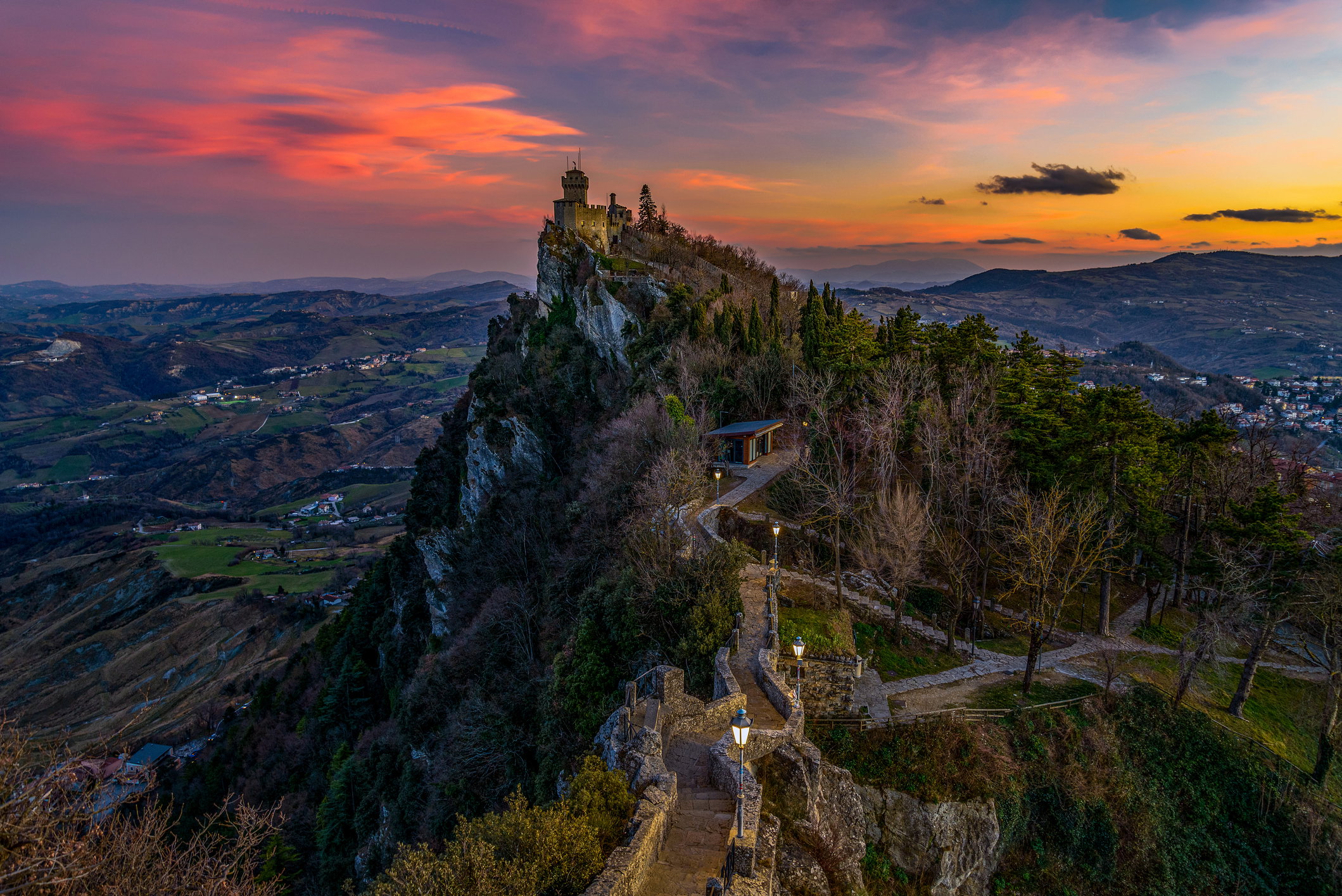 Widok na San Marino