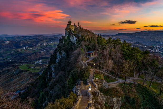 Widok na San Marino