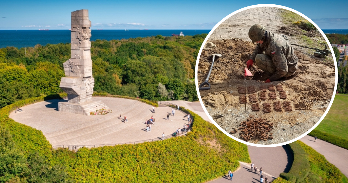 „Bombowe” znaleziska na Westerplatte. Tylko w marcu odkryto blisko 50 niebezpiecznych przedmiotów