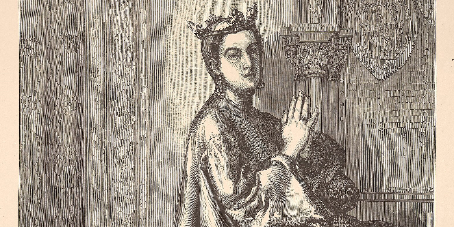 Święta Kinga to patronka górników. Za sprawą tej królowej miały powstać polskie kopalnie soli (ryc. Jan Matejko (1838–1893), Wikimedia Commons, public domain)