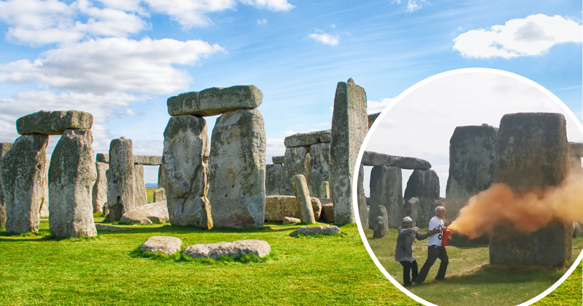 Stonehenge zostało zdewastowane