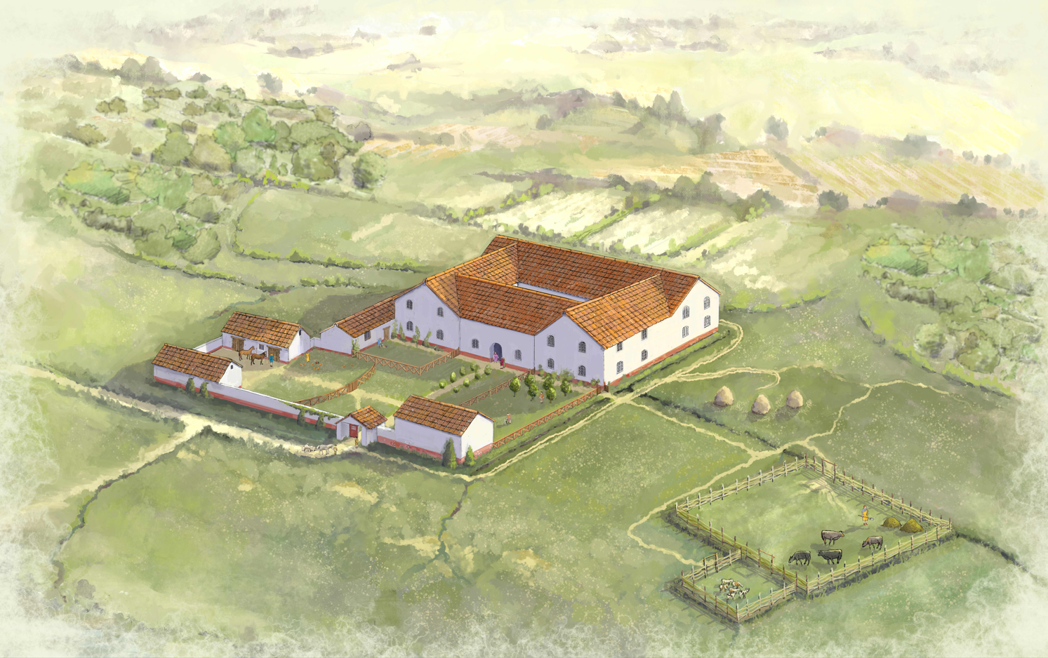 Tak żyli starożytni Rzymianie w Anglii. Archeolodzy odkryli wielkie posiadłości ziemskie