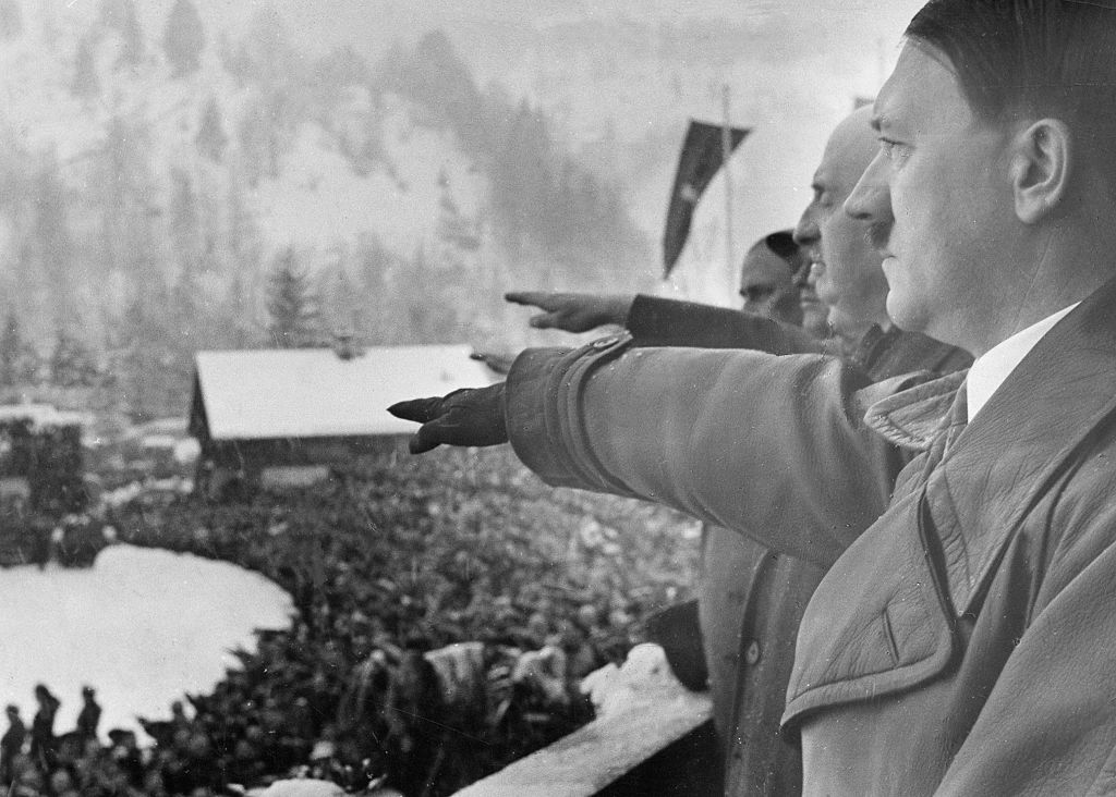 Hitler na igrzyskach w Garmisch-Partenkirchen w 1936 r.