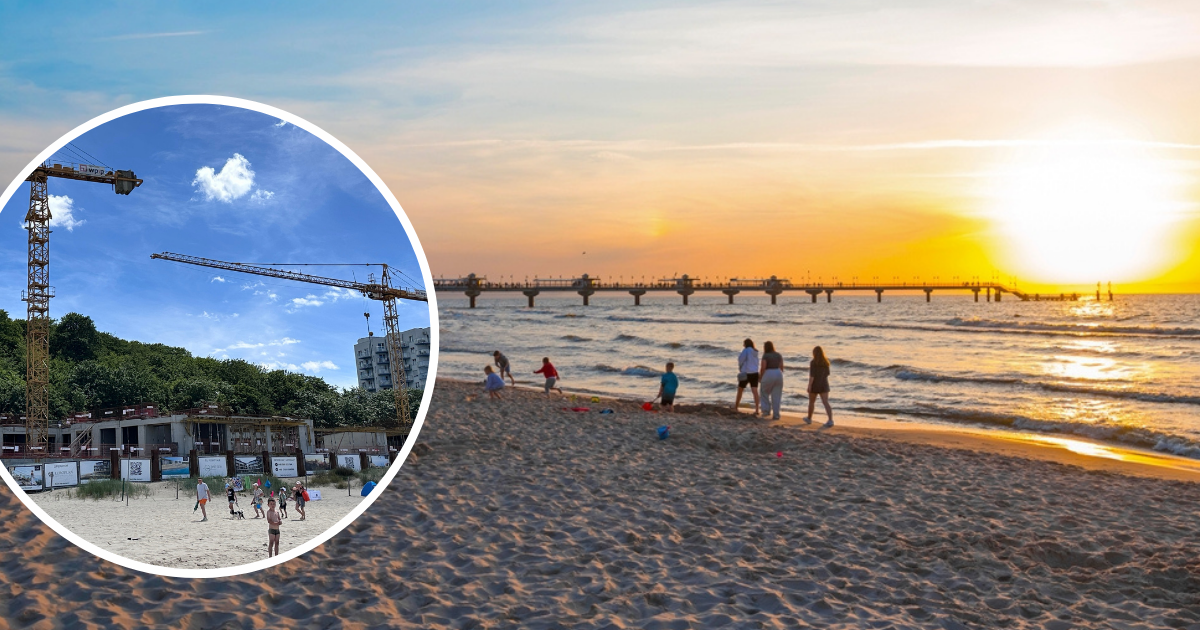 W Międzyzdrojach powstaje hotel przy samej plaży. Turyści są oburzeni