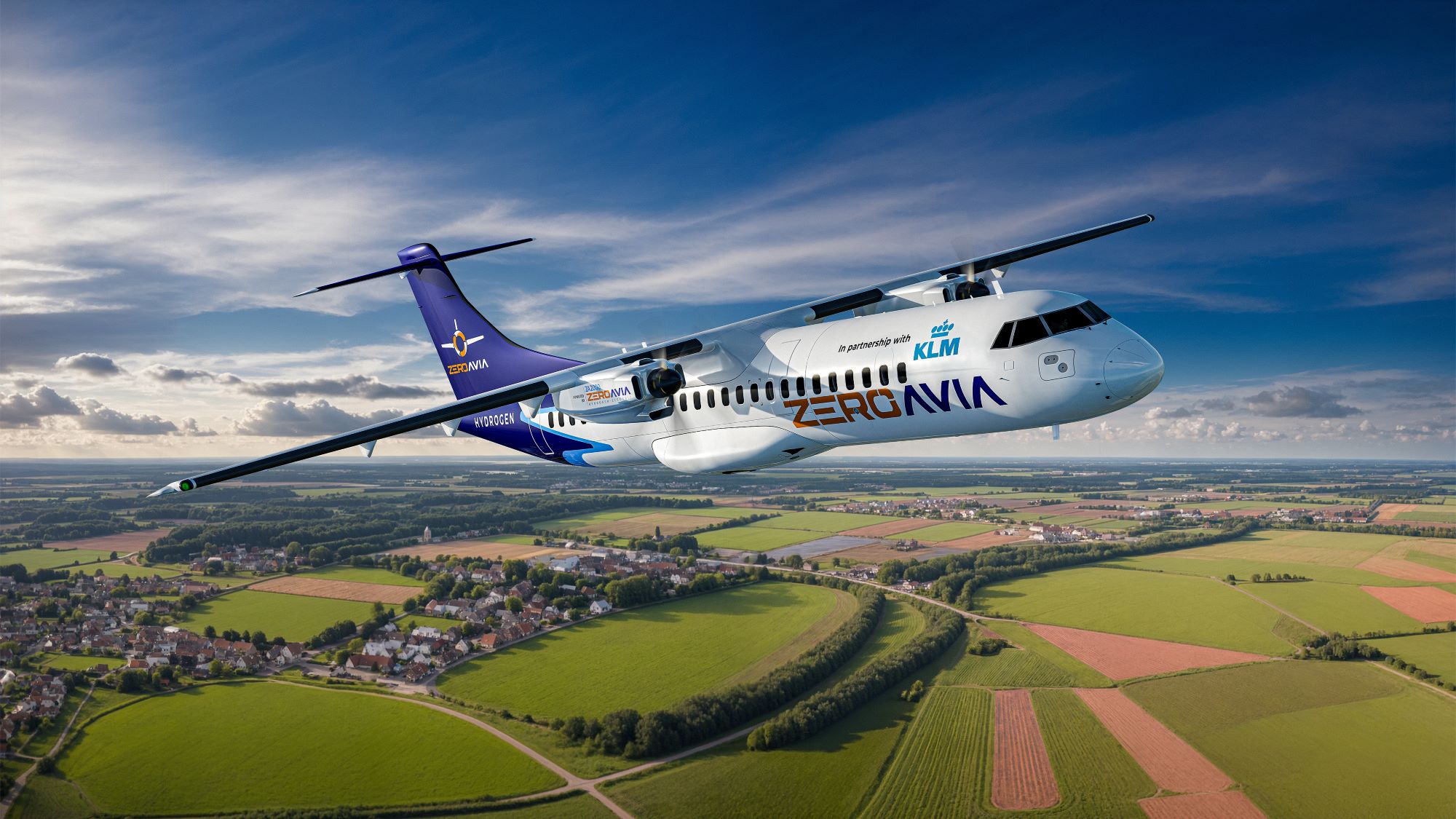 KLM przetestuje loty na wodór