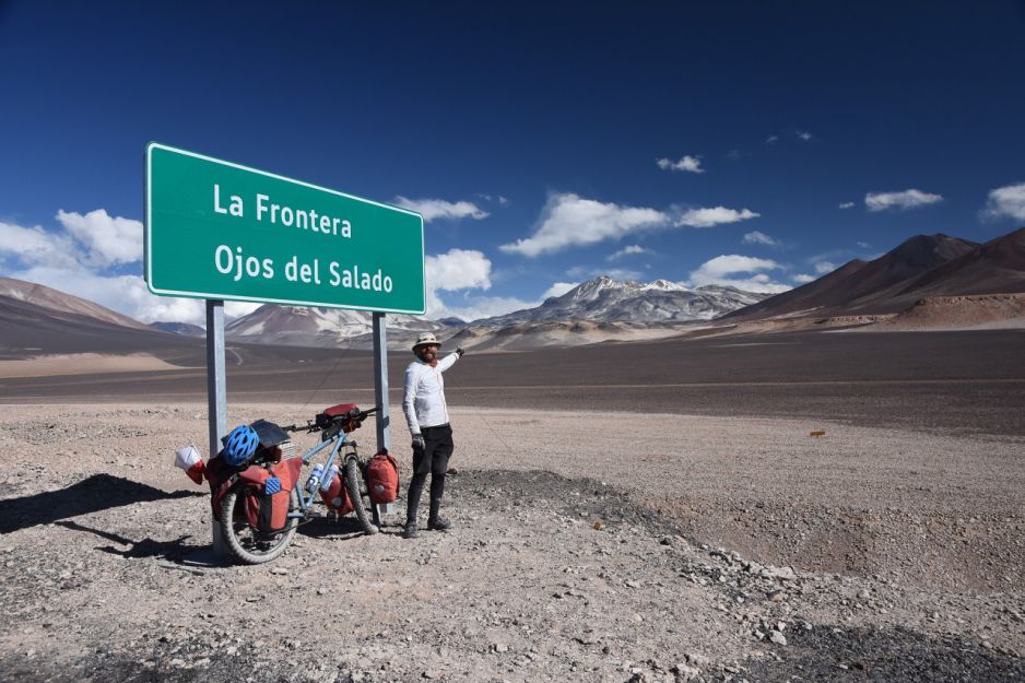 Kross The Record: Marcin Korzonek wjechał rowerem na 5900 m n.p.m. w Chile