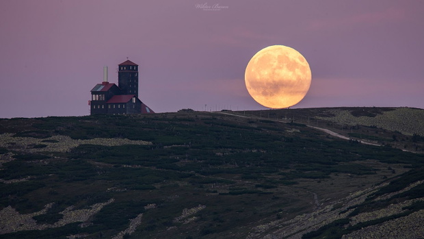 Pełnia w Karkonoszach